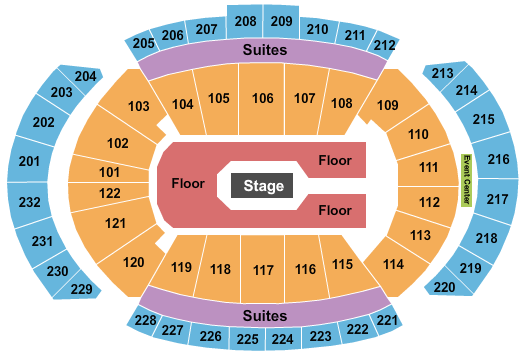 T-Mobile Center Linkin Park Seating Chart